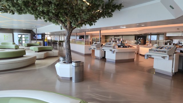 het salondek van de Texelstroom