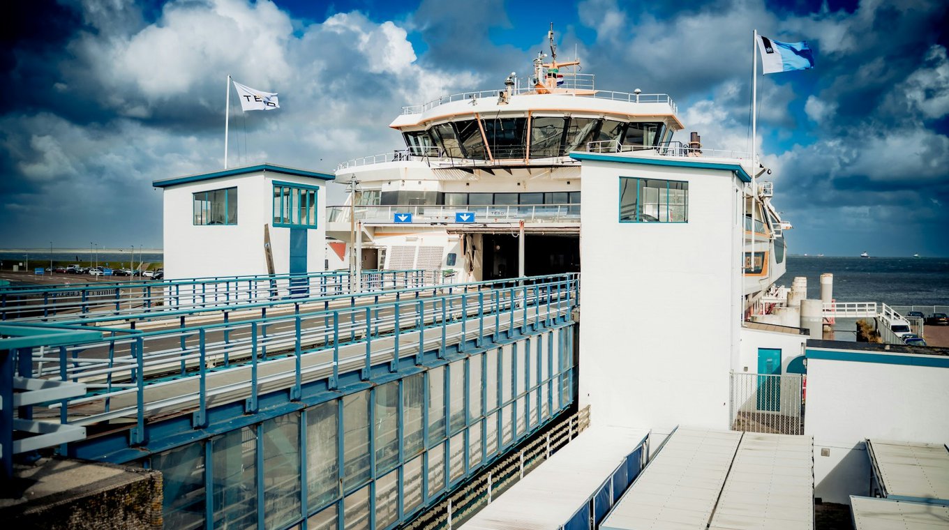 Geschilderde heftorens Den Helder
